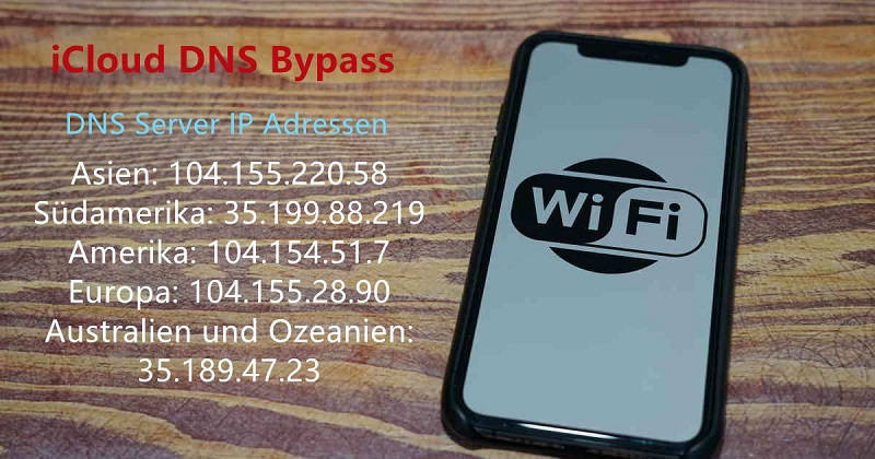 So entsperren Sie das iPhone mit iCloud Bypass DNS